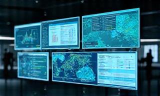 Dashboard einer Verkehrssteuerungssoftware